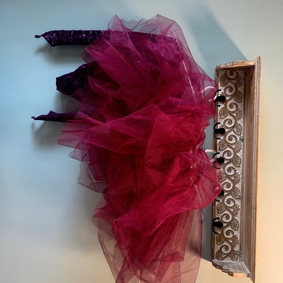 Sparkly bodysuit and tutu for solo dance/ballet in purple - Picture 3 of 3